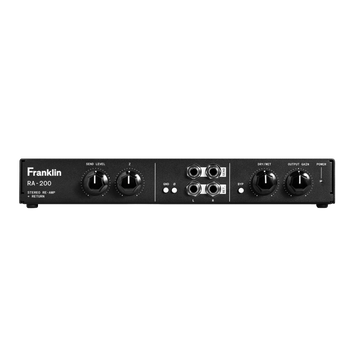 Franklin Audio RA-200 stereo re-amp and return, front panel
