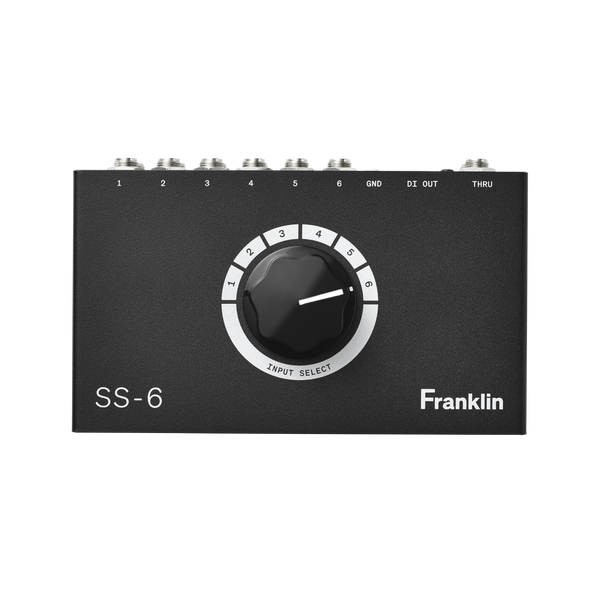 SS-6 Switchable Input Stereo DI – Franklin Audio SS-6 Switchable Input Stereo DI – Franklin Audio